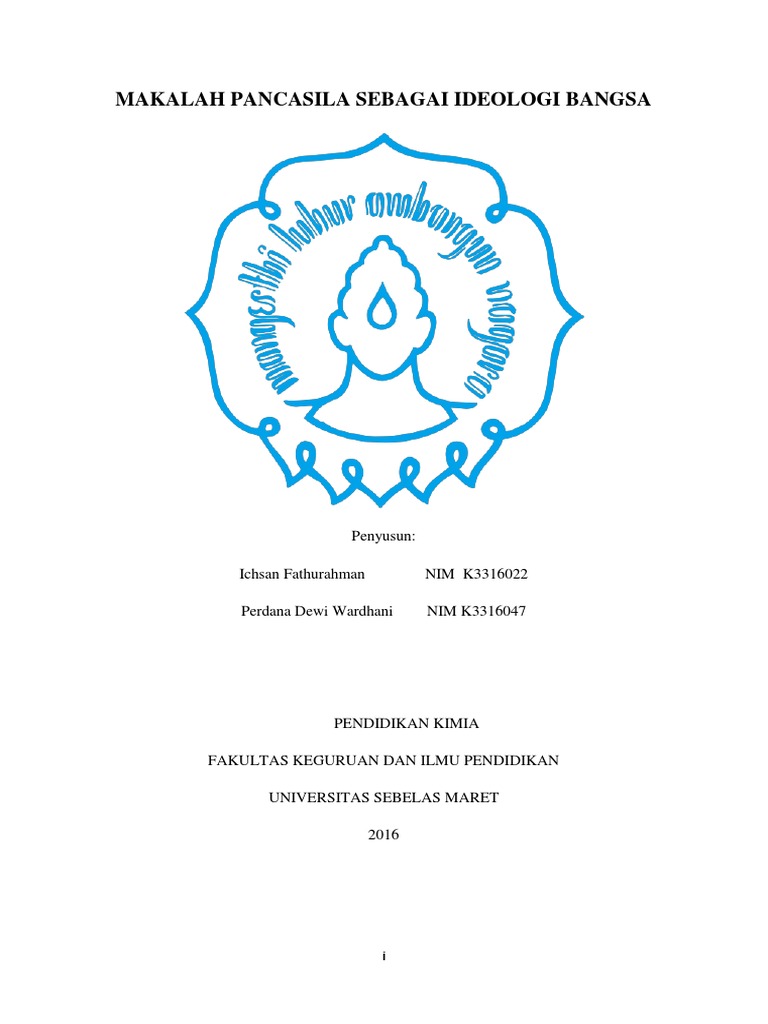Makalah Pancasila Sebagai Ideologi Bangsa Docx