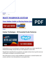 60 Essential Scale Patterns For All Levels MATT WARNOCK GUITAR