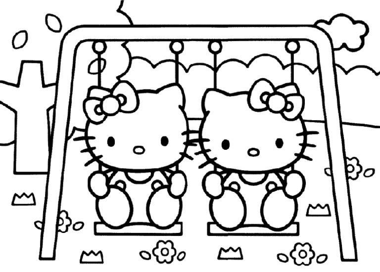  Mewarnai  Gambar Hello  Kitty  17