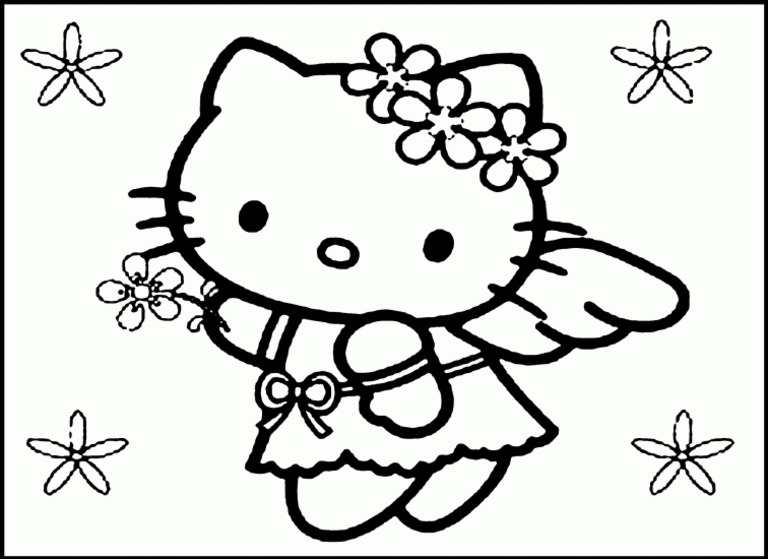  Mewarnai  Gambar Hello  Kitty  18