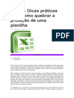 Como desproteger uma planilha do Excel sem senha