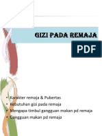 Gizi Pada Remaja