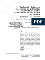 Evaluacion Del Acoso Psicologico