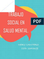 Trabajo Social en Salud Mental.