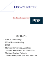 Ip Multicast Routing: Radhika Rengaswamy