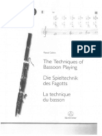 Multiphonics and The Oboe Supplementary Notes