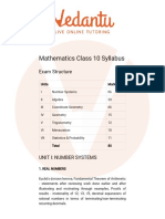 10th Maths Syllabus