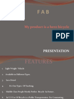 My Product Is A Hero Bicycle: Presentation