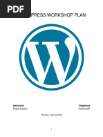 Wordpress Workshop Syllabus