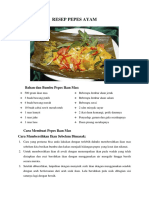 Resep Pepes