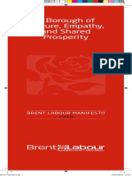 2018 Brent Labour Manifesto