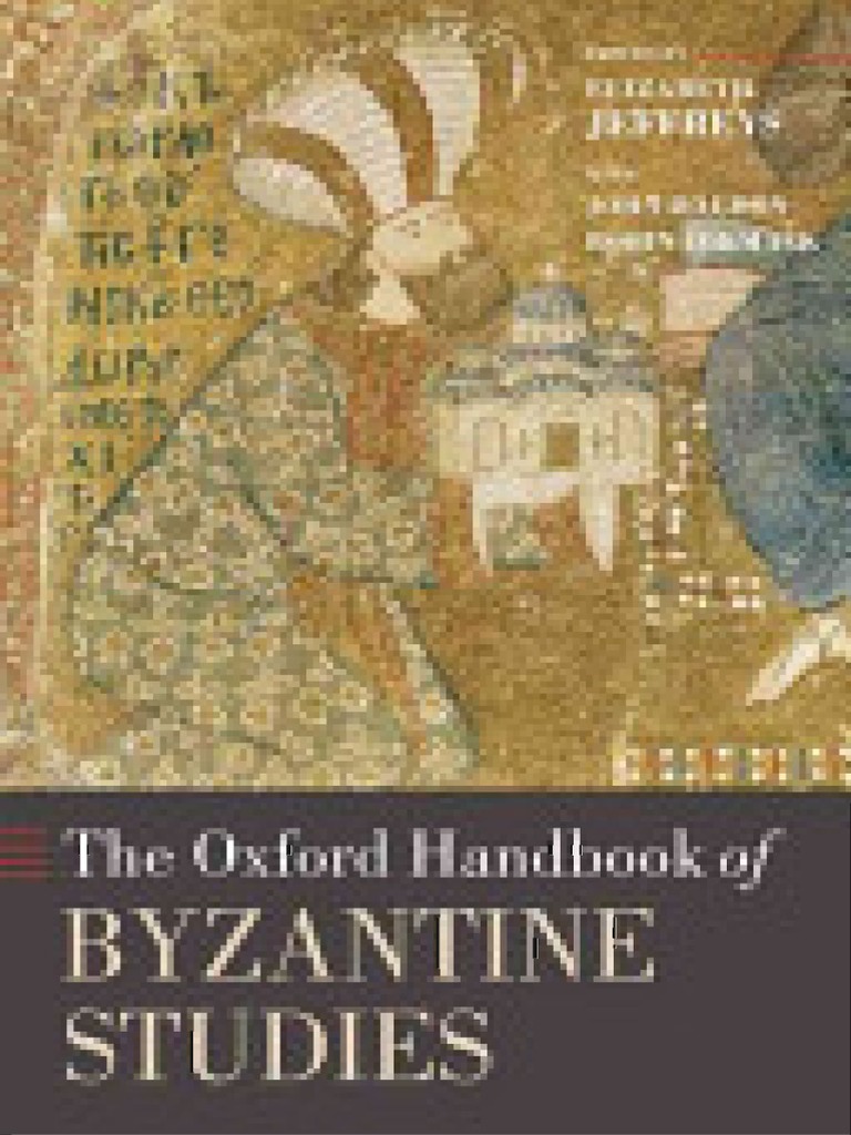 Oxford Handbooks Elizabeth Jeffreys John Haldon Robin - 
