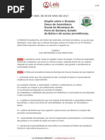 Lei Ordinaria 3684 2017 Feira de Santana BA