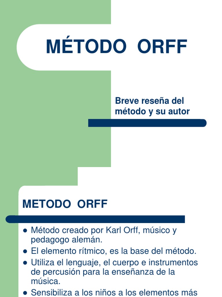 Método Orff | PDF