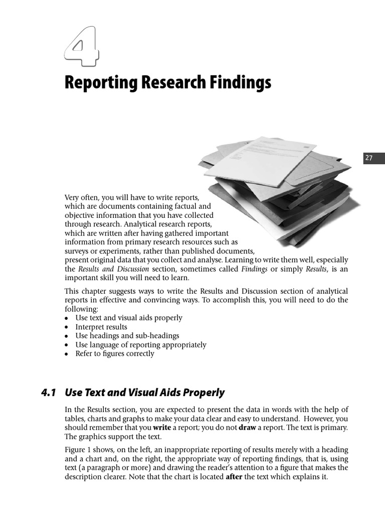 Reporting Research Findings | PDF | Survey Methodology | Technical ...