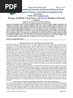 Design of IMAR Using Proxy Servers in Wireless Network