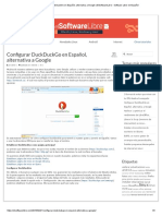 Configurar DuckDuckGo en Español, Alternativa A Google