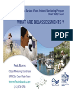 What Are Bioassessments ?: Erick Burres