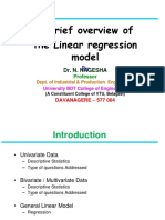 Regression Model Dr N Nagesha