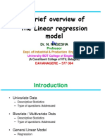 Regression Model DR N Nagesha