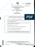 CSEC Geography Paper 02 - May 2010 PDF