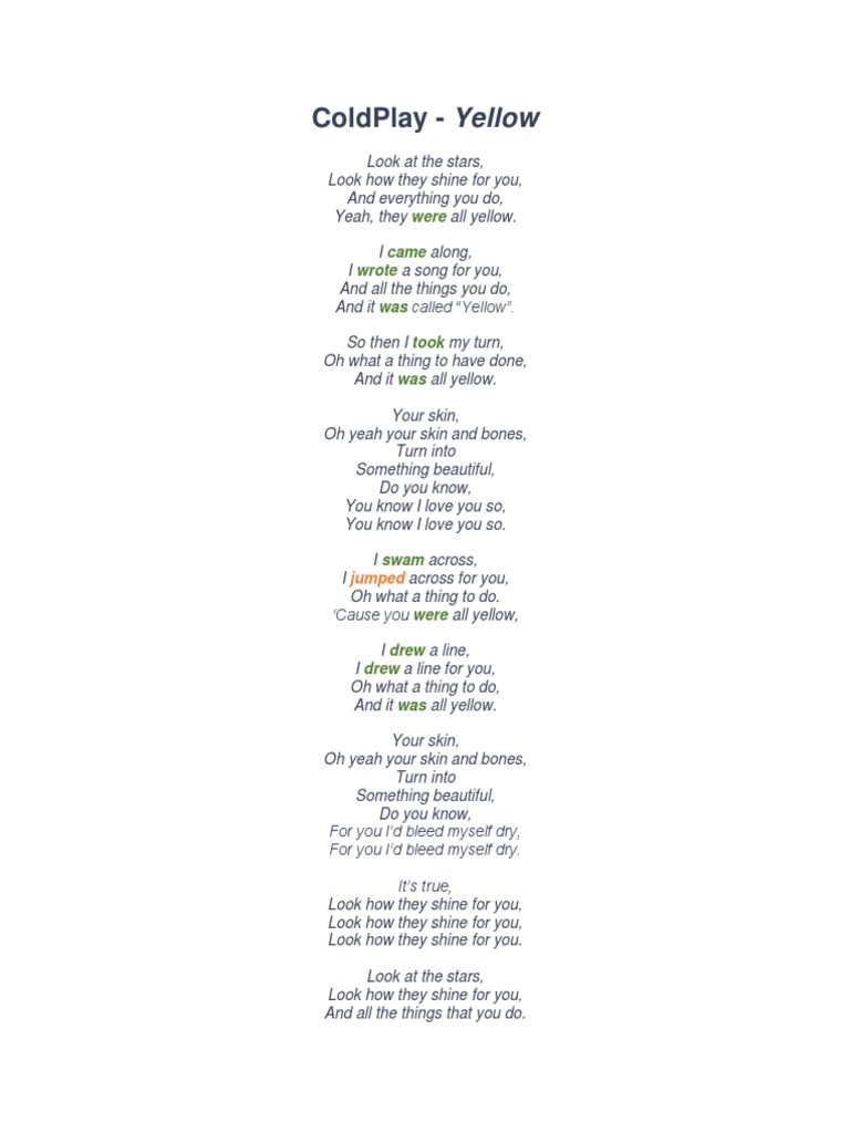 Rainy Day - Coldplay escrita como se canta  Letra e tradução de música.  Inglês fácil
