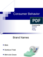 Consumer Behavior Toothpaste Ppt_nam