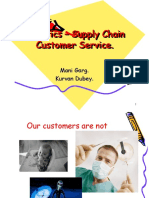 Logistics - Supply Chain Customer Service
