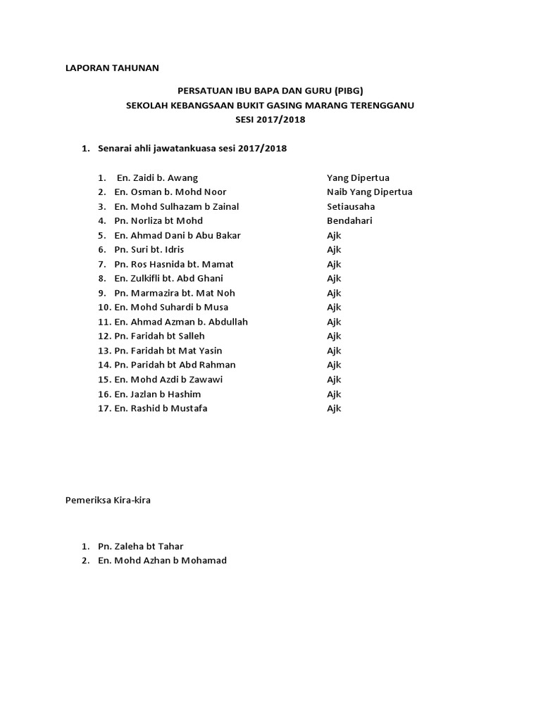 Laporan Tahunan Pdf