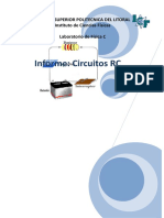 Informe Circuito RC