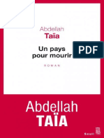 Abdellah Taia - Un Pays Pour Mourir.epub