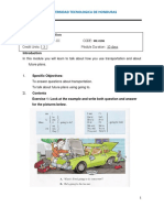 English III Homework Module 7 Transportation and Going 1