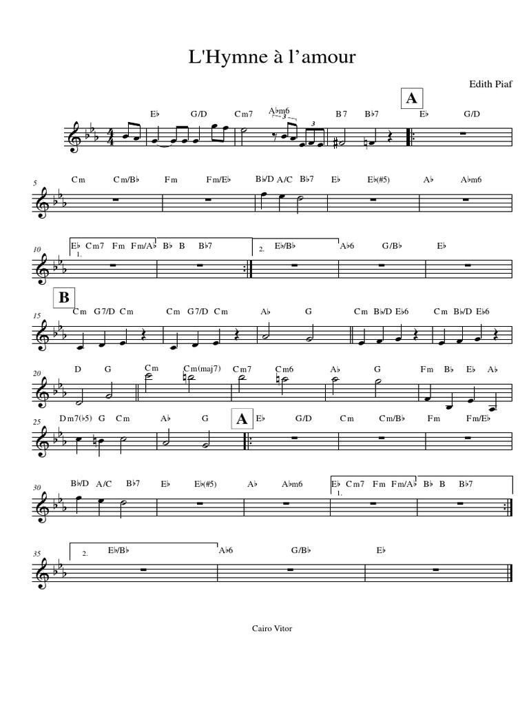 Hymne à amour