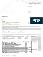 NZCAE - Unitec - Form - Re - Enrolment PDF