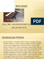 Mesin Tekuk Acrylic Surabaya - Call/WA 081. 808. 030. 080 (XL)
