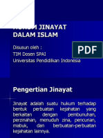 Hukum Jinayat Dalam Islam