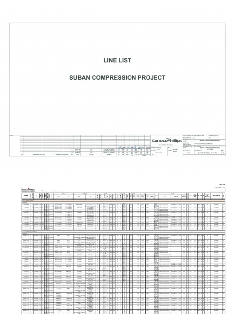 B-84567-SB-PP0-RLL-ST-00-0001 - 2 - AOC - Line List PDF | PDF | Home ...