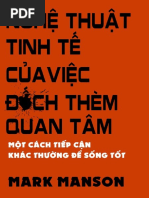 Nghe Thuat Tinh Te Cua Viec Dech Quan Tam Mark Manson PDF ...