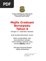 Sijil Graduasi 2017 Template