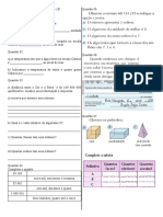 P1 5ano 1B 2chamada PDF