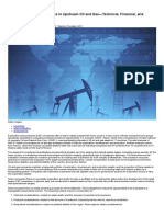 The Asset Evaluation Process in Upstream Oil and Gas—Technical, Financial, And Geopolitical Considerations