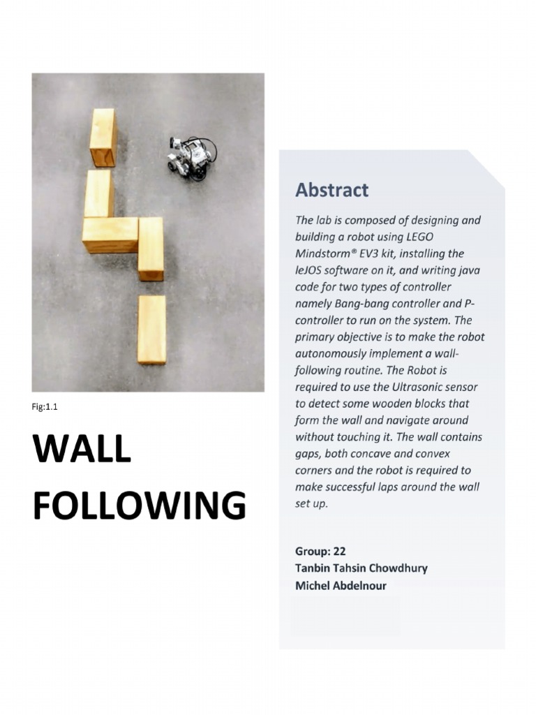 Wall-Following Robot | PDF