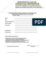 Formulir Pendaftaran SUP Manajemen Unigal Ac Id