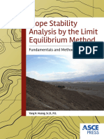 Analyzing Slope Stability by The Limit Equilibrium Method - American Society of Civil Engineers (2014) PDF