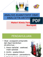 Analisis Kuantitatif Obat Analgesik Antipiretik