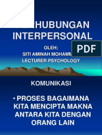 Perhubungan Interpersonal