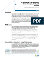 PLC Architecture in The Industry 4.0 World - Challenges, Trends, and Solutions