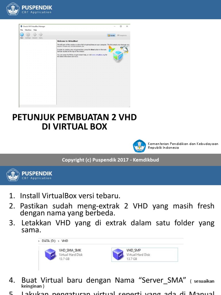 Cara Membuat 2 VHD Di VirtualBox