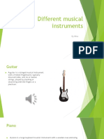 Different Musical Instruments - Nina