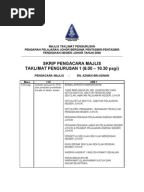 Contoh Teks pengerusi majlis